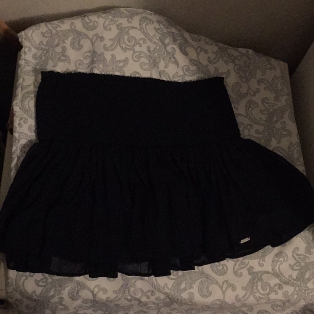 Navy blue Hollister ruffle skirt